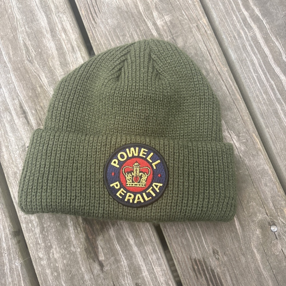 Powell Peralta Supreme Beanie (Military Green) Knit